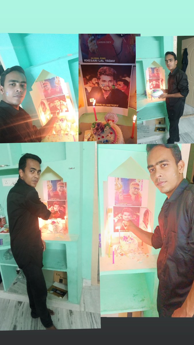 MukhiyaMukhiya6's tweet image. #खेसारीलालयादव 🎂💪🙏आज अपना शेर खेसारी लाल यादव जी का जन्मदिन है जन्मदिन की ढेर सारी शुभकामनाएं लव यू सर लव यू सर खुश रहे खुशहाल रहें मस्त रहें