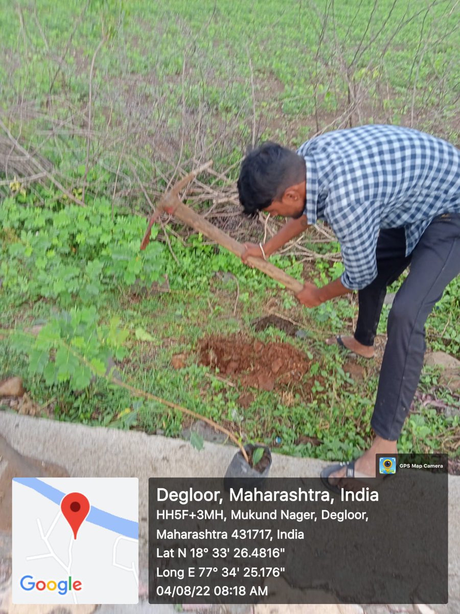 codegloor's tweet photo. Tree Plantation by Municipal Council Degloor
#majhivasundhara #swachhbharat #GoGreen https://t.co/0mlIzbWiiJ