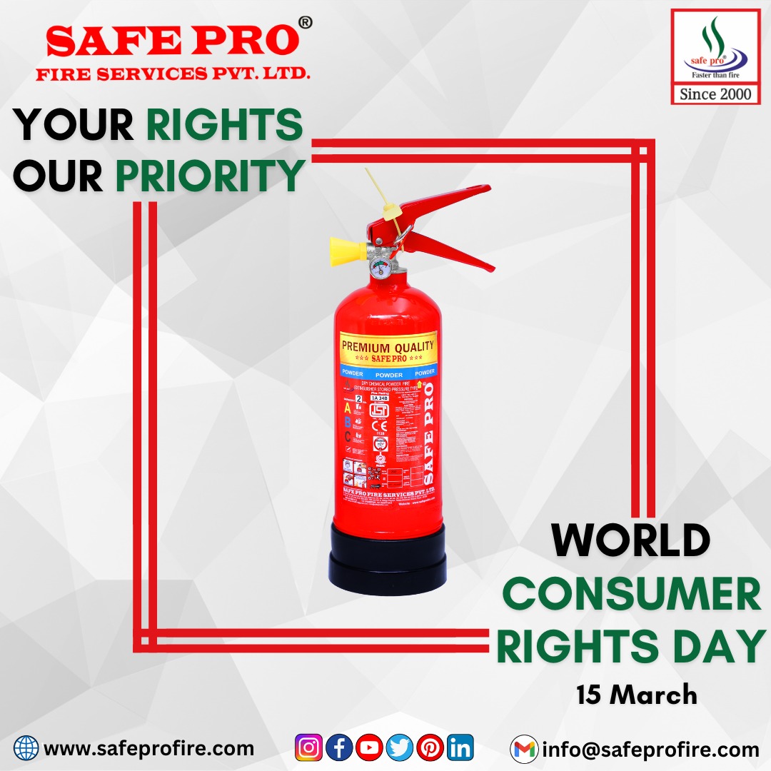 safeprofireOff's tweet photo. Consumers have the right to safe, sustainable, and ethical products and services. Today, on World Consumer Rights Day, let's celebrate those rights and demand more from the companies we buy from.
#WorldConsumerRightsDay #ConsumerRights #safepro #fireextinguisher https://t.co/qbosg12ufa