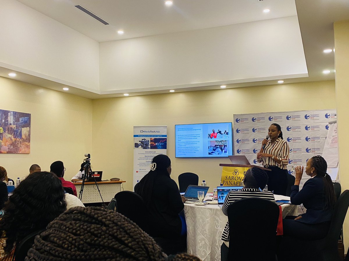 TISAKenya's tweet image. At the Media-Tech Hub meeting. The hub will allow for continued improvement of existing technologies for use by journalists for data mining, public expenditure tracking...for enhancing accountability in public service delivery. A @TIKenya project led by @CarolineGiathi