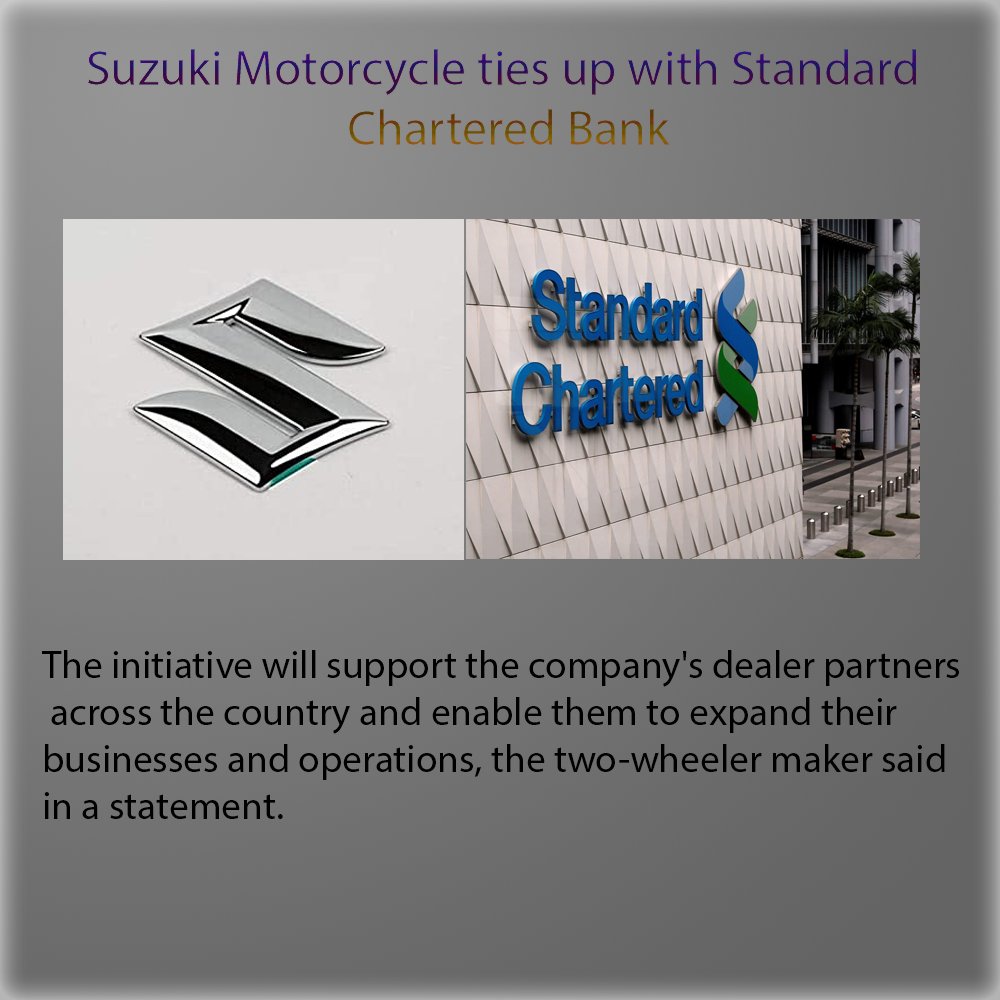 Irys_Capital's tweet photo. Suzuki to be Partnered with Standard Chartered Bank
Is it going to be Impactful?
.
.
#BullMarket #StocksInFocus #stockmarkets #StocksToBuy #StocksToBuy #stockmarketcrash #sharemarketindia #stockmarketnews #invest #NewsUpdate #NewShot #news https://t.co/HU4JNClc4f