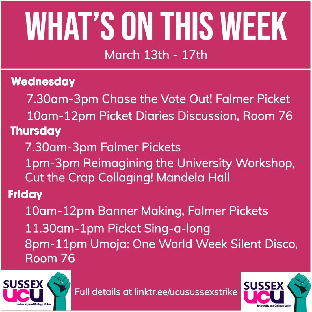 Sussex UCU tweet media