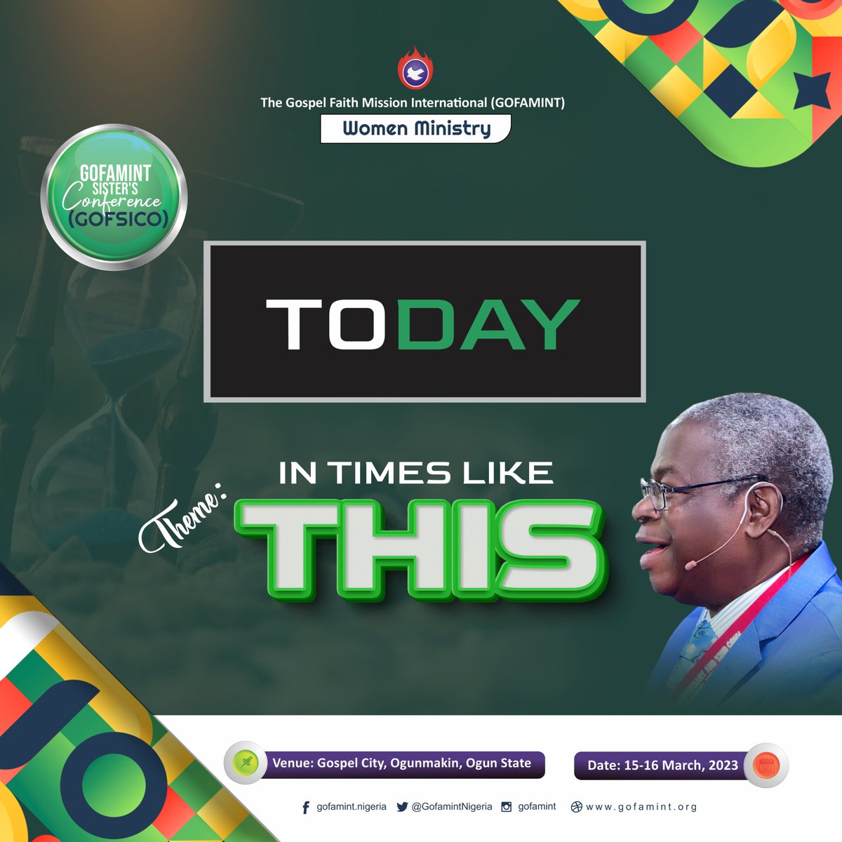 gofaminthq's tweet photo. Happening today...

#GOFAMINT
#GOFSICO
#InTimesLikeThis https://t.co/6yRFFDS6KJ
