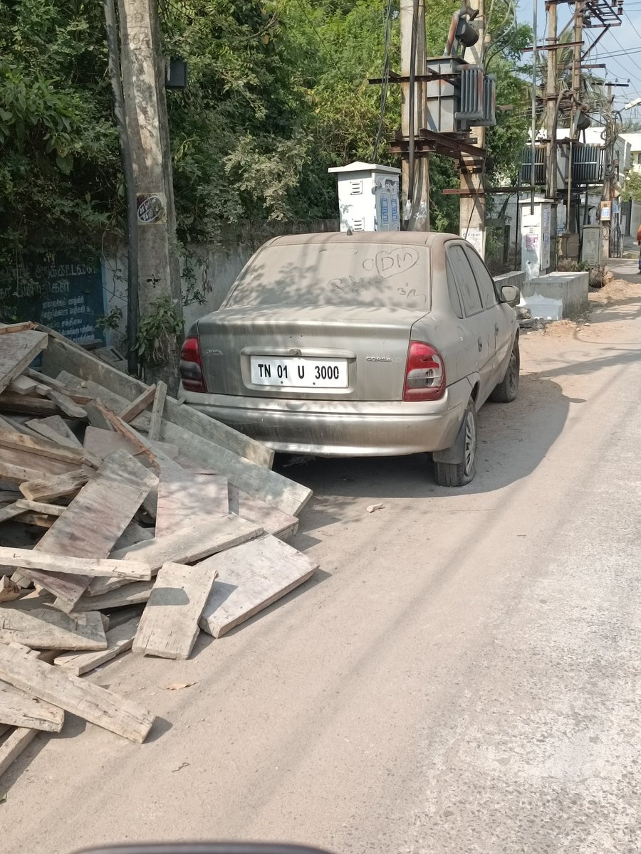 PRABA_06's tweet photo. Vehicle parked for more than 5 months unused vehicle parked below the EB transformer. Govt have taken necessary safety action to remove the vehicle 

Location :AVN GARDEN PALANIAPPA NAGAR VANAGARM CHENNAI 600095

@ChennaiTraffic @chennaipolice_ @chennaicorp https://t.co/vCXpuhNioT