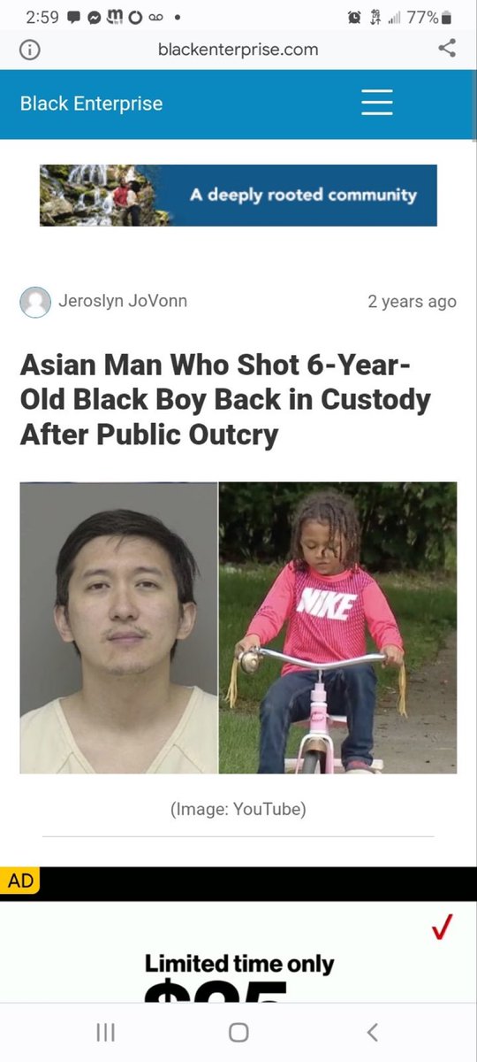 dijoni's tweet image. I do not remember see the outrage in the Asian community when this man shoot this child. There was no condemnation from the Asian community. He was just six years old. do not lecture black Americans about racism.
