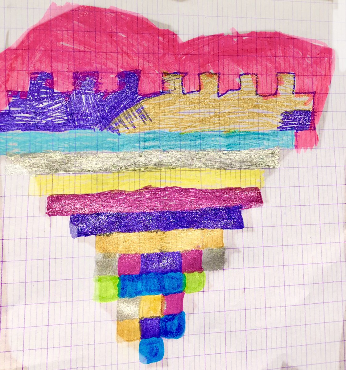 gabriel_slfa's tweet photo. Voici deux dessins faits par des élèves de l’école de la rue de Charenton, Paris 12e, #associationSlfa #dessin #enfants https://t.co/YUvyErDC9I
