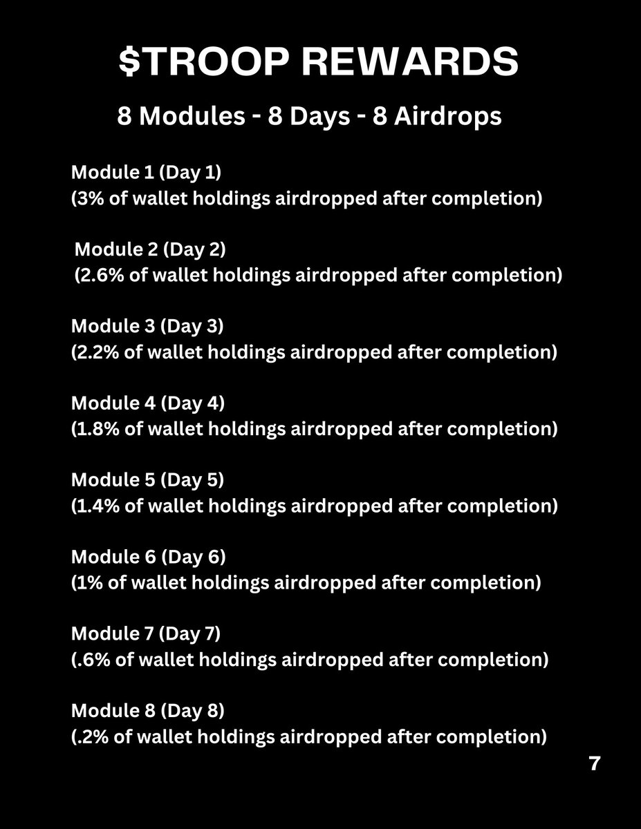 AlgoTroops's tweet photo. 🚨AIRDROP ALERT‼️
$TROOP #Airdrop to the first 50 LIKE & RETWEETS OF THIS POST! 🐦
ASA ID: 1048739392 💚
$TROOP website is OFFICIALLY LIVE.
#LearnToEarn on #Algorand
The website isn't done, but here's a preview of what's to come!
👨🏽💻💎👇🏽
https://t.co/49Qpn8otfa https://t.co/qIDaWb19K2