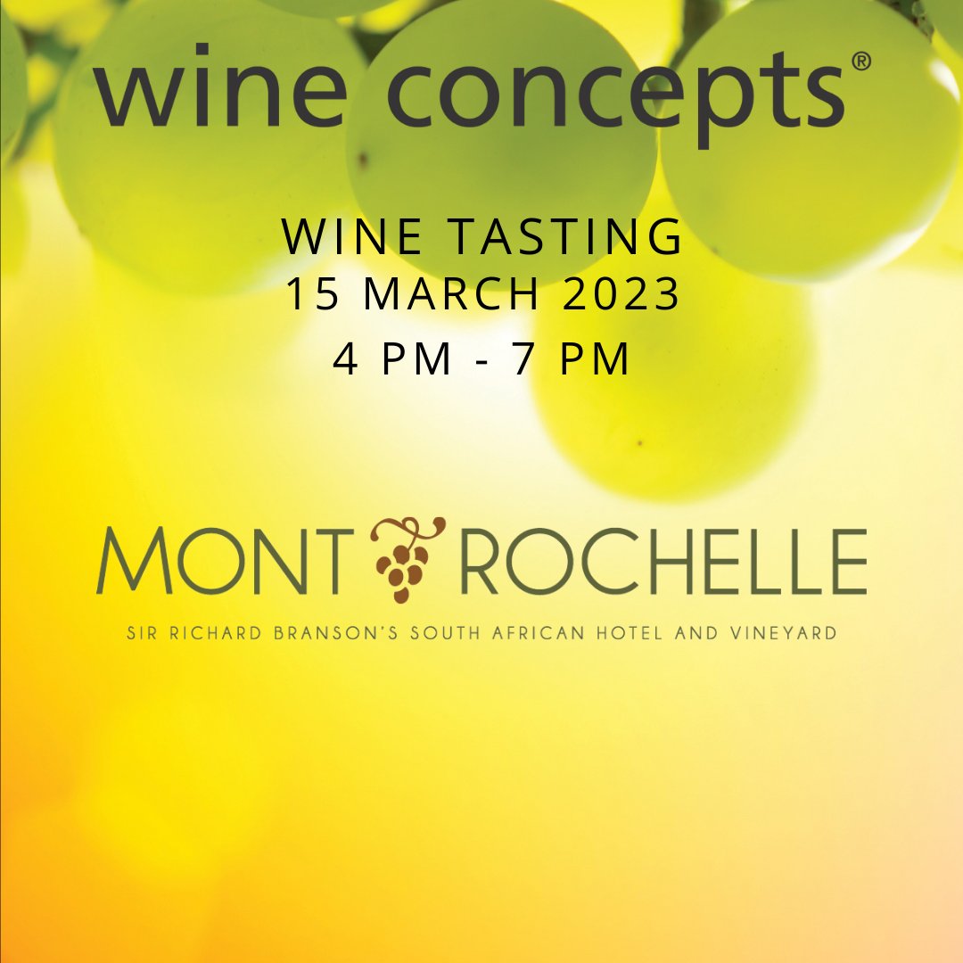 wineconceptsSA's tweet photo. Come try some beautiful wine from Mont Rochelle. Mont Rochelle wines are on promotion for the month of March. Buy any two of the wines on promotion and stand a chance to win a 2 night stay in their 5 star hotel!
#wine #lovewine #wineconceptsnewlands #winetasting #winepromo https://t.co/oFcY0EN82k