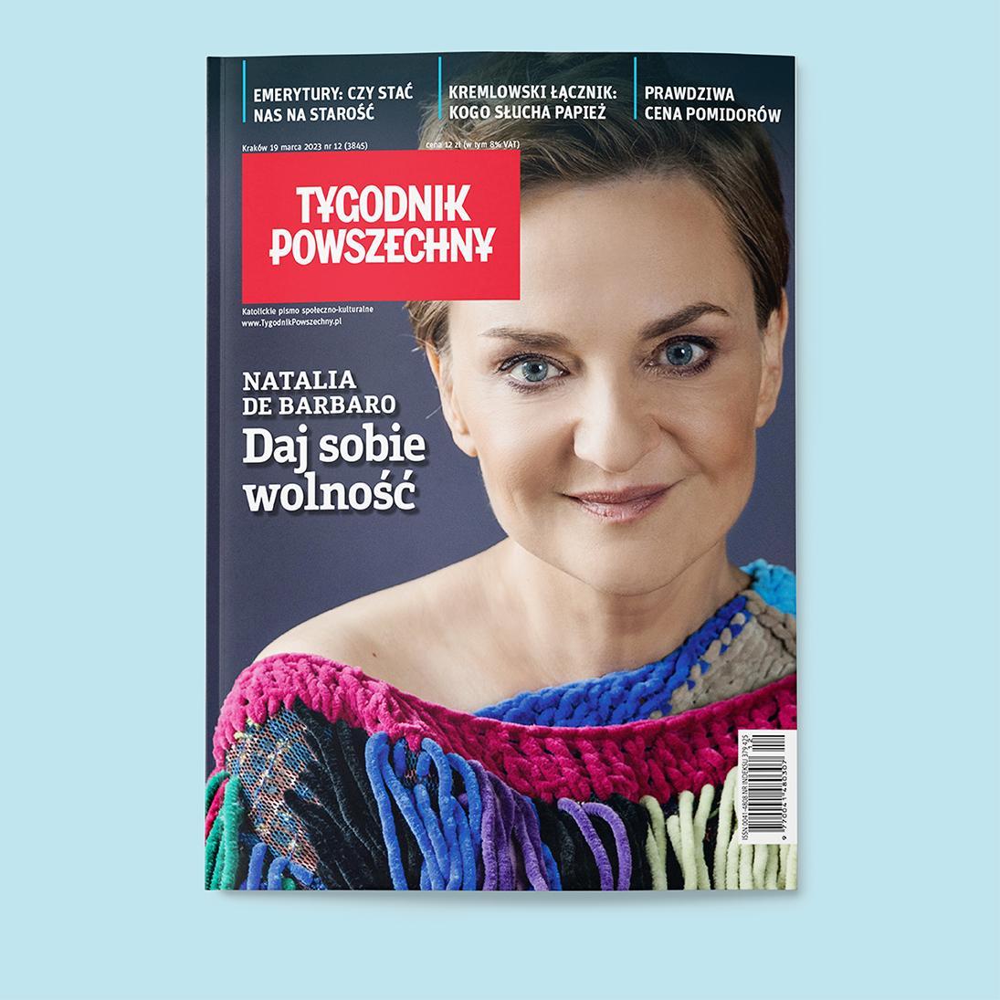tygpowszechny's tweet photo. Nowy numer:

Karol TARNOWSKI, przyjaciel JP2, o tym, że świętość nie uchroniła Go przed ślepotą
Ks. Adam BONIECKI po Overbeeku: Brzemię mitu
Temat „Tygodnika”: Kosz niepełnosprawności. Jak Polska wpędza ludzi w toksyczną zależność od innych
Natalia DE BARBARO: Daj sobie wolność https://t.co/5deh7IpKJr
