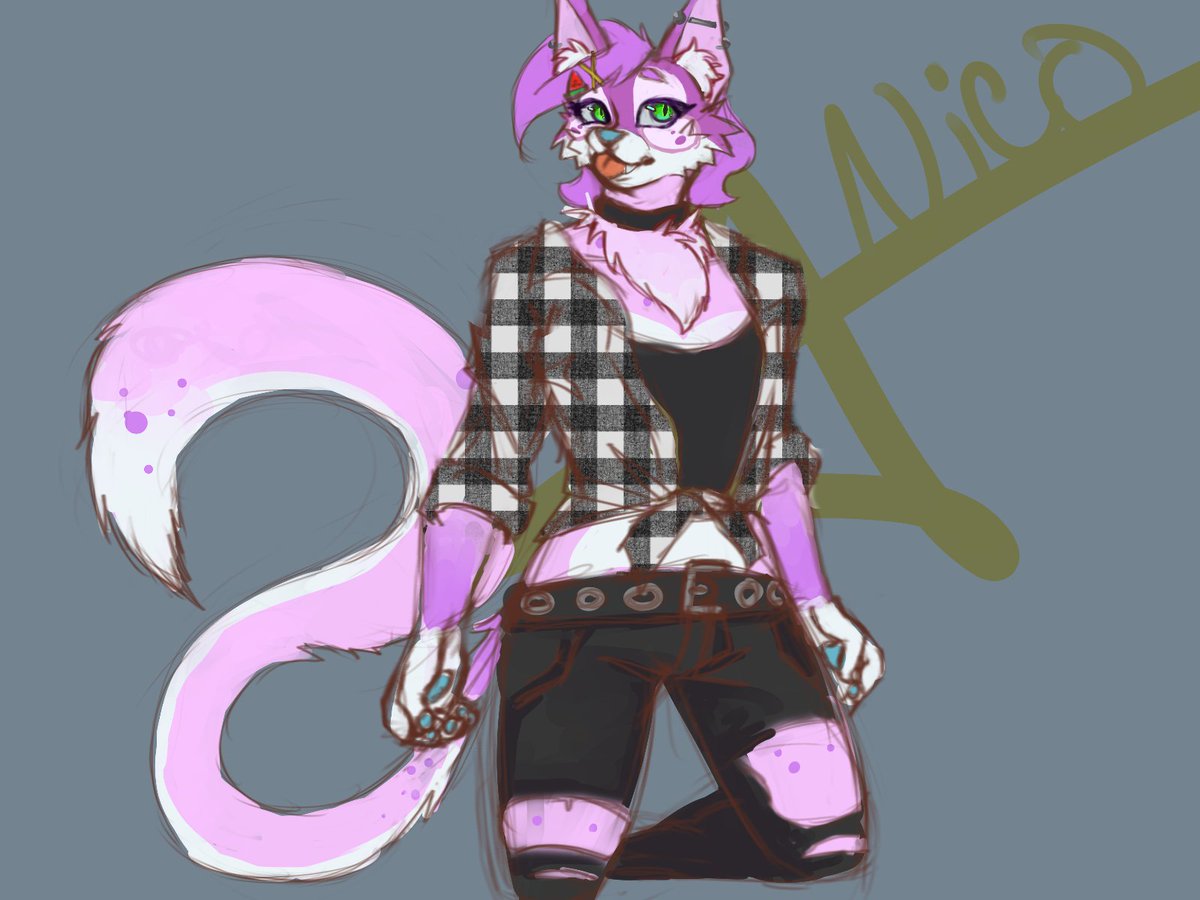 NicoStarsArt's tweet photo. My baby girl frfr 

#Fursona #digitalart https://t.co/FG9Cl2Tr2O