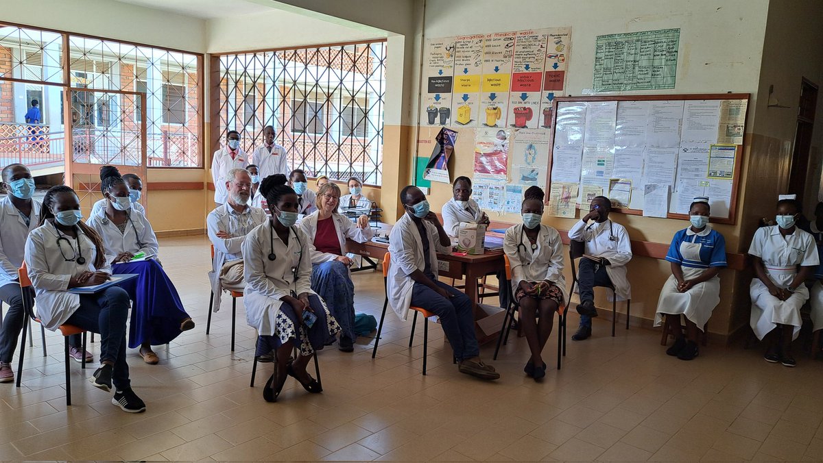 DrOribaDan's tweet photo. CME: 
Topic Organophosphate poisoning by Dept of Internal Medicine, St. Mary's Hospital Lacor, Gulu. Thank you all for attending and giving your input. @lacor_hospital https://t.co/JY4rISFCmc