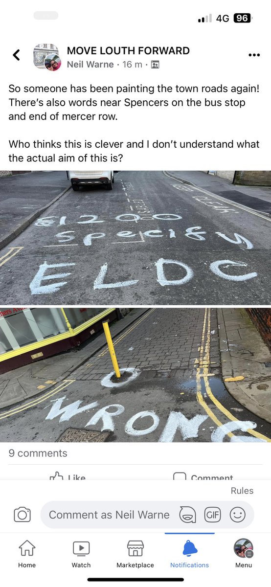 neilwarne's tweet photo. @BBCRadioLincs @seandunderdale  it’s happened in Louth again https://t.co/CuQpBWDpVR
