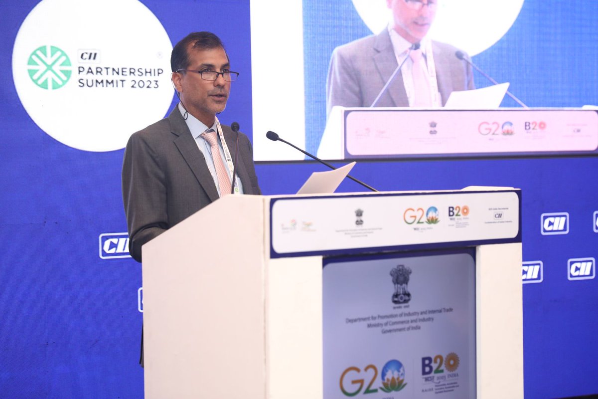 CII_PS's tweet image. Global challenges require global solutions. Let's work together and pursue multilateralism to tackle issues like climate change, resource scarcity and #cybersecurity. - Vir S Advani, Vice Chairman & MD @BlueStarLtd, at the Future of Multilateralism Session #PartnershipSummit2023