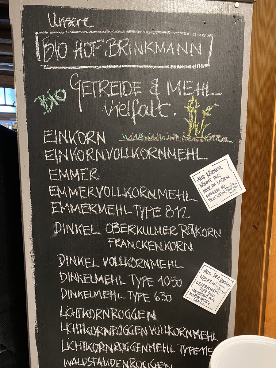 friedrichlongin's tweet image. Ausklang Getreidetagung bei Urgetreide im Hofladen Brinkmann