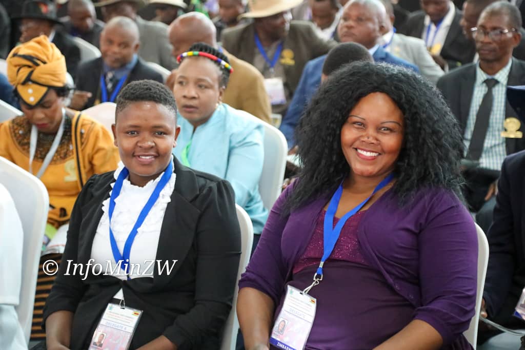 InfoMinZW's tweet photo. Today His Excellency President Emmerson Mnangagwa @edmnangagwa is officiating at the 2023 Annual Chiefs Conference at the ZITF Hall 1 in Bulawayo. The conference is running under the theme: "Firm cultural foundation for community development" #ChiefsConference https://t.co/nzHz95Z1on