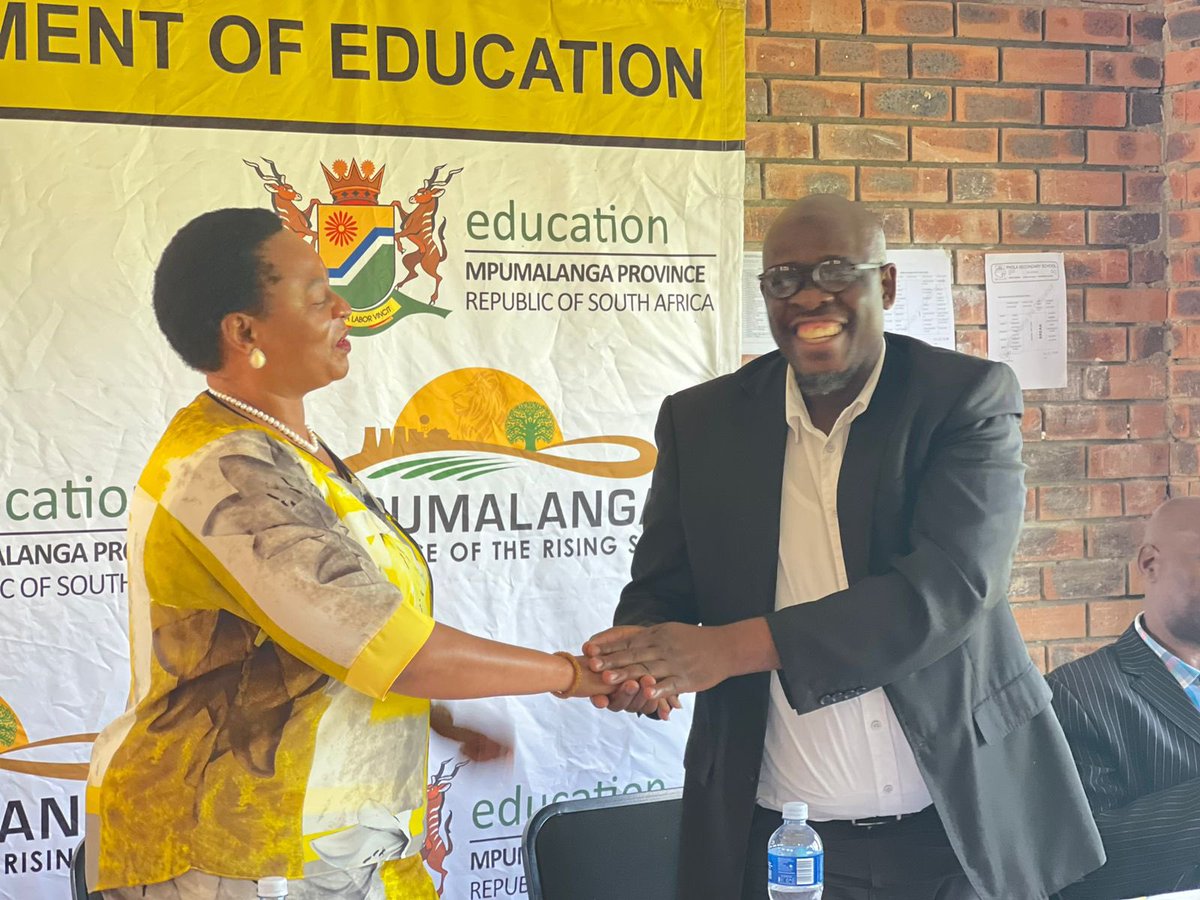 Dep. Basic Education on Twitter "RT ReginahMhaule This morning DBE