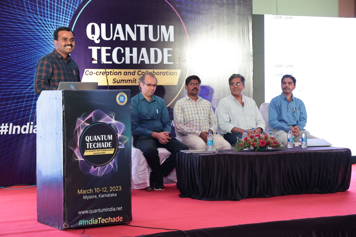 CDACBengaluru's tweet photo. Participants of the #QuantumTechade Summit 2023 enjoyed the opportunity to visit Mysuru and experience the unique culture and traditions of the region. The cultural visits during the event added a local touch and gave attendees a refreshing break from their busy schedules. https://t.co/jQh9XPvXC1