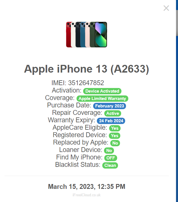 WcLUnlock's tweet photo. iCloud Clean Good succes ✅
Succes rate 95% working good ✅
10 Devices 9 Unlock  ✅
1-8 days, no time to advertise Twitter 💹

Welcome my best customer and resellers✊ https://t.co/xgpvFhtxrY