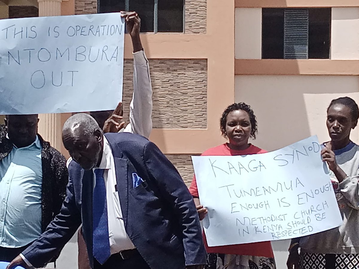 Viongozi wa kanisa la Methodist Sinodi ya Kaaga, Imenti North kaunti ya Meru wamekatalia mbali uongozi wa Askofu mkuu Joseph M'mbura #Yanayojiri