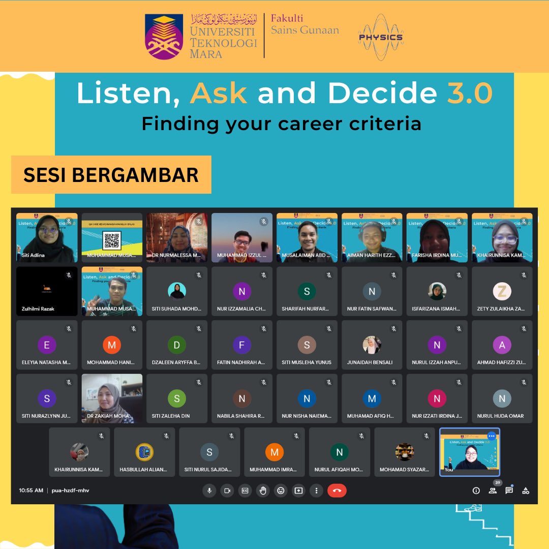 Official_PhySA's tweet photo. Assalamualaikum WBT
Salam Sejahtera
Salam UiTM Dihatiku ❤️
Salam FSG Padu 💪

[LISTEN, ASK AND DECIDE 3.0 (LAND) : SESI BERGAMBAR BERSAMA PESERTA] https://t.co/WfSOhMhMpk