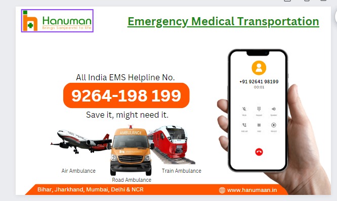 CareHanuman's tweet photo. When it comes to medical emergencies, time is of the essence. Trust #Hanuman to provide fast and efficient ambulance services to ensure that patients receive the care they need in a timely manner. #EmergencyServices #EMS https://t.co/TyQr6l1RR9