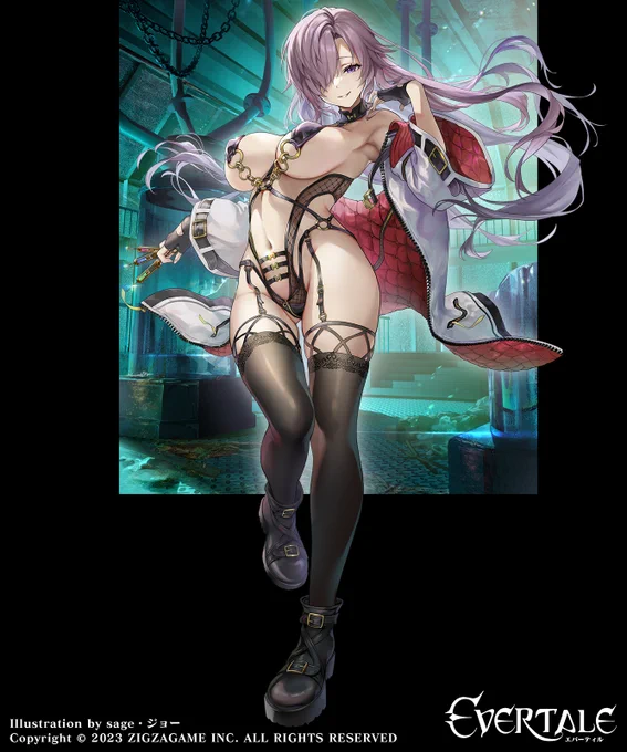 ジグザゲーム『エバーテイル』より邪骸の劫魔将「ミボーネ」を描かせていただきました!どうぞよろしくお願いします 