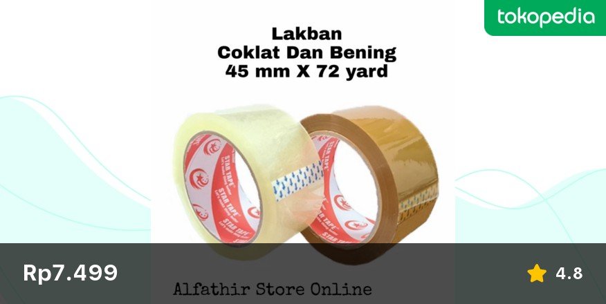 FathirStore's tweet photo. Coba cek ini, deh: "LAKBAN COKLAT DAN BENING 45 mm X 72 yard" Rp7.499 di toko Alfathir Store Bogor Tokopedia. Bisa bebas ongkir, lho.
https://t.co/FWwRT5UfrF https://t.co/0uF5oaaigl