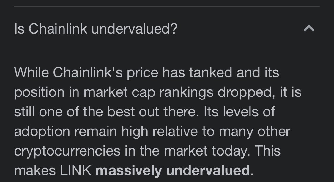 CCIP_GR's tweet photo. 🚨 Massively Undervalued
The god candle will be from another world…think about of #Ccip launch this Year when #Swift connects 11.000 banks and #CHAINLINK #Fuctions when enterprises connect #Web3 APIs with #GOOGLE
#CHAINLINK 🖖
#LINK $LINK 🚀🚀🚀 https://t.co/MPxqQjO0le