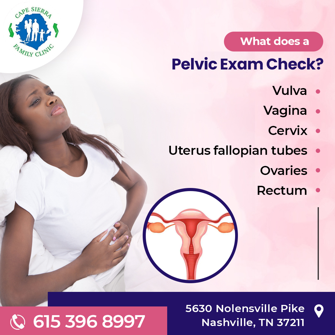 Every woman should get an annual pelvic exam to ensure there are no signs of abnormalities. If there are any problems, your doctor at Cape Sierra Family Clinic can help you determine the proper treatment. 

#pelvic #pelvicpain #pelvichealth #pelvicexam #pelvicproblem #womenhealth