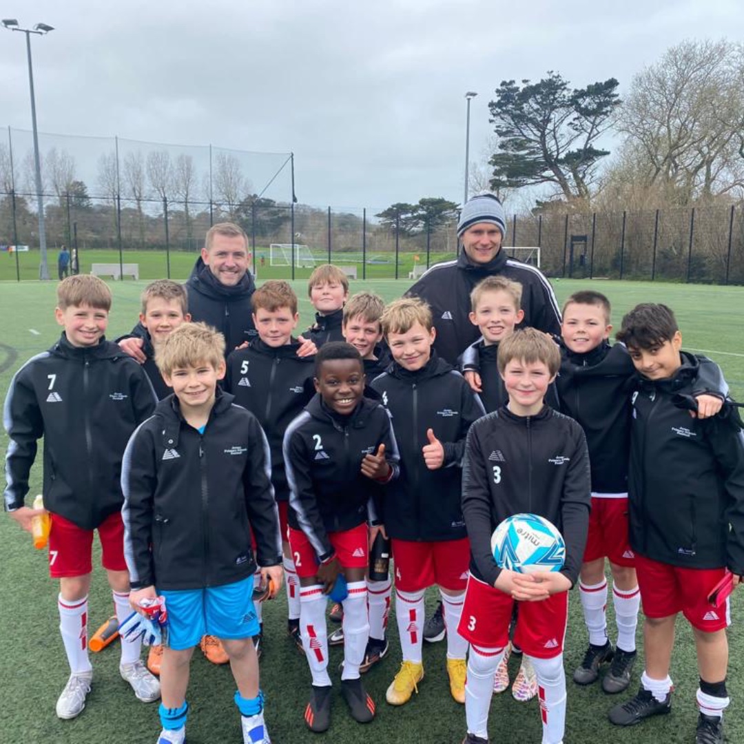 Well done to our Year 6 goalkeeper who represented Jersey Primary Schools' Football team against Guernsey at the weekend. Great result for Jersey, 5-3 win!