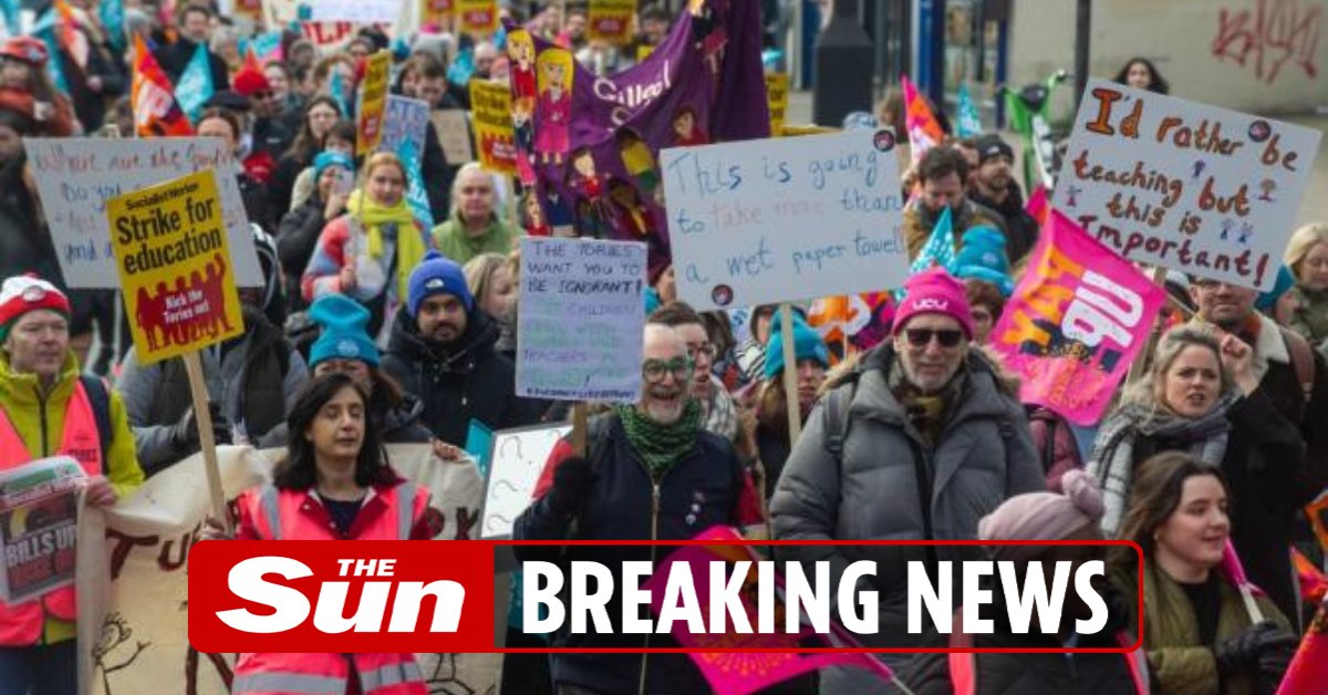 The Sun on Twitter "Full list of school closures as teacher strike