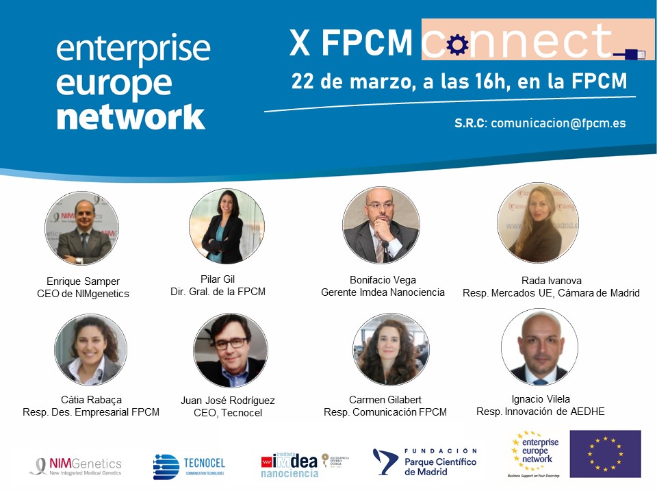 pcmMadrid's tweet photo. 📢#Networking #FPCMconnect

📅X22/3 16h

Menú: nuevas incorporaciones, caso de éxito y servicios #EENcanhelp de #digitalización, #misionescomerciales y #escalado.

¿Algo más? Ah, sí, 🍻🥨🍷

¡Corre, que vuelan las plazas!:
https://t.co/H48D4iUdCK https://t.co/ty88FWCAqX