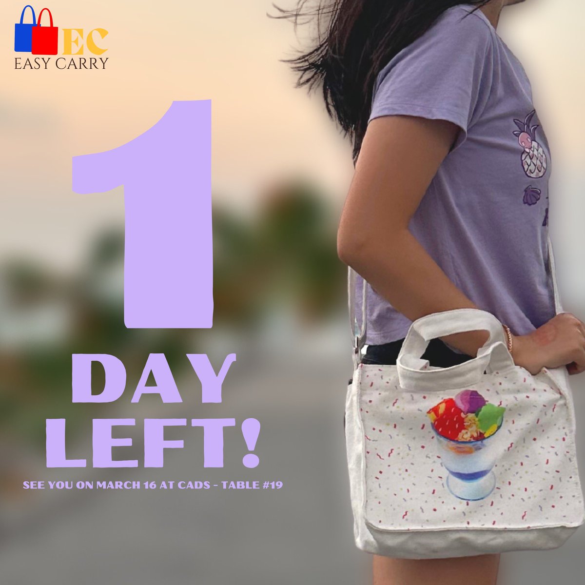 EC_EasyCarry's tweet photo. Do you hear that, Lasallians? 👂

Get ready as the ABM Bazaar is finally opening TOMORROW from 8AM to 5PM! 🎊

Don’t forget to drop by our booth (Table 19) at the Henry Sy Grounds (CADS)! 💥

See you there! 🔥

#EasyCarry #EC #totebag #ECierwithEC #ABMProductLaunching2023 https://t.co/hzzozTKQok