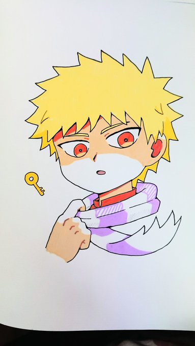 これはホ゜スカに挑戦するもデフォルメと色塗りに失敗して別人みたいになっちゃったハテンコウくん(';ω;`) 