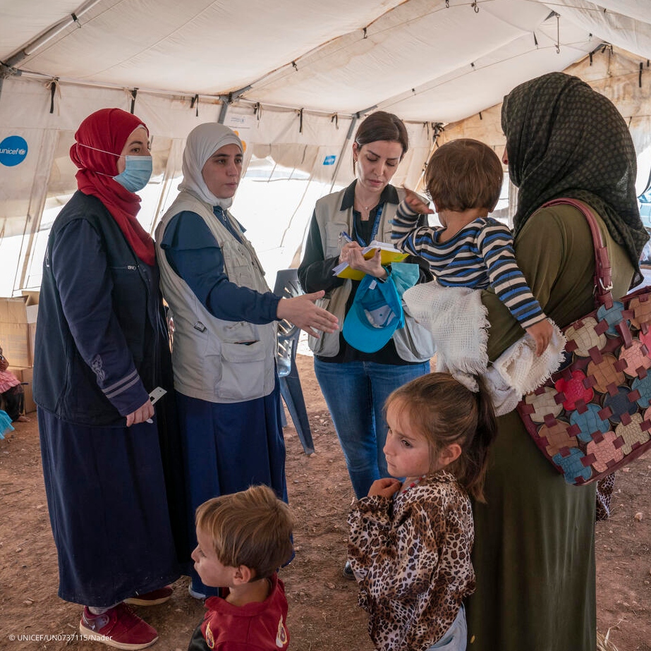 UNICEF's tweet photo. The earthquakes in Syria have further disrupted people's access to essential health services, against the backdrop of 12 years of conflict.

The recent cholera outbreak puts additional pressure on the health sector.

UNICEF provides life-saving health services for children. https://t.co/Z4fZIJfV3i