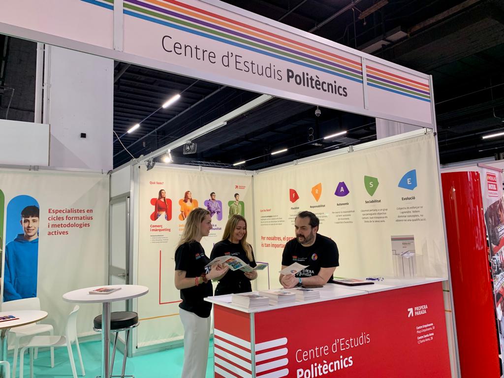 ce_politecnics's tweet photo. Ja hi som al @saloensenyament!
📍Podeu trobar-nos al Pavelló 2 al stand 256!
#properaparada Politècnics! https://t.co/Eodvzwl8jg
