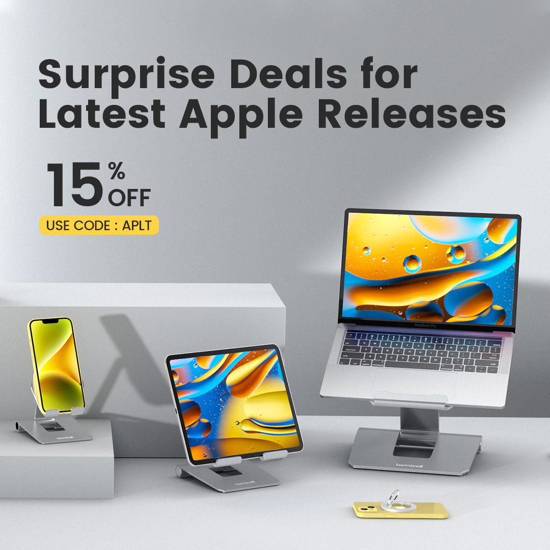 LamicallDirect's tweet photo. lamicall_official Limited-time Big Offers in Spring! 🎁
Your great iPhone, iPad, MacBook, and Apple Watch
deserve great companions.
Don't forget to use the code: APLT to get 15% OFF! 😉
🔗 https://t.co/a1gXjF3gLG https://t.co/xXdosKVnGZ