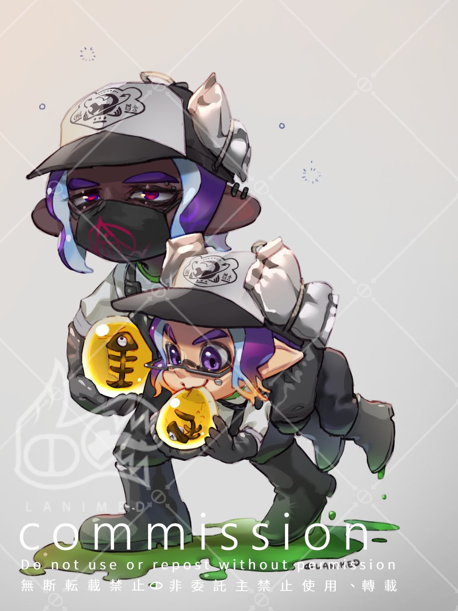 「Commission 感謝章魚~恭喜拿到酷酷的2代打工服!!! 」|樂米得🦀ラミドのイラスト