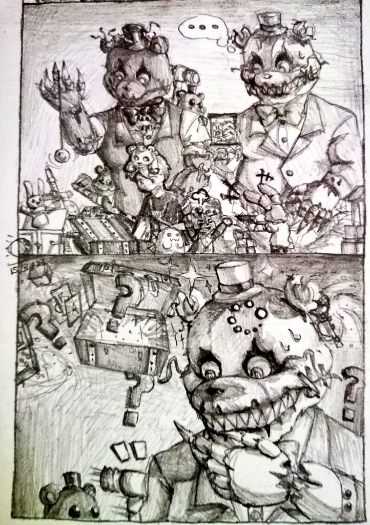 HMoon_LSun's tweet photo. Nightmare Fredbear: Can this box hold anything?
#FNAF #fnaf4 #evanafton
#nightmarefreddy #freddles
#nightmarefredbear #plushtrap https://t.co/r7mRQcMqxj