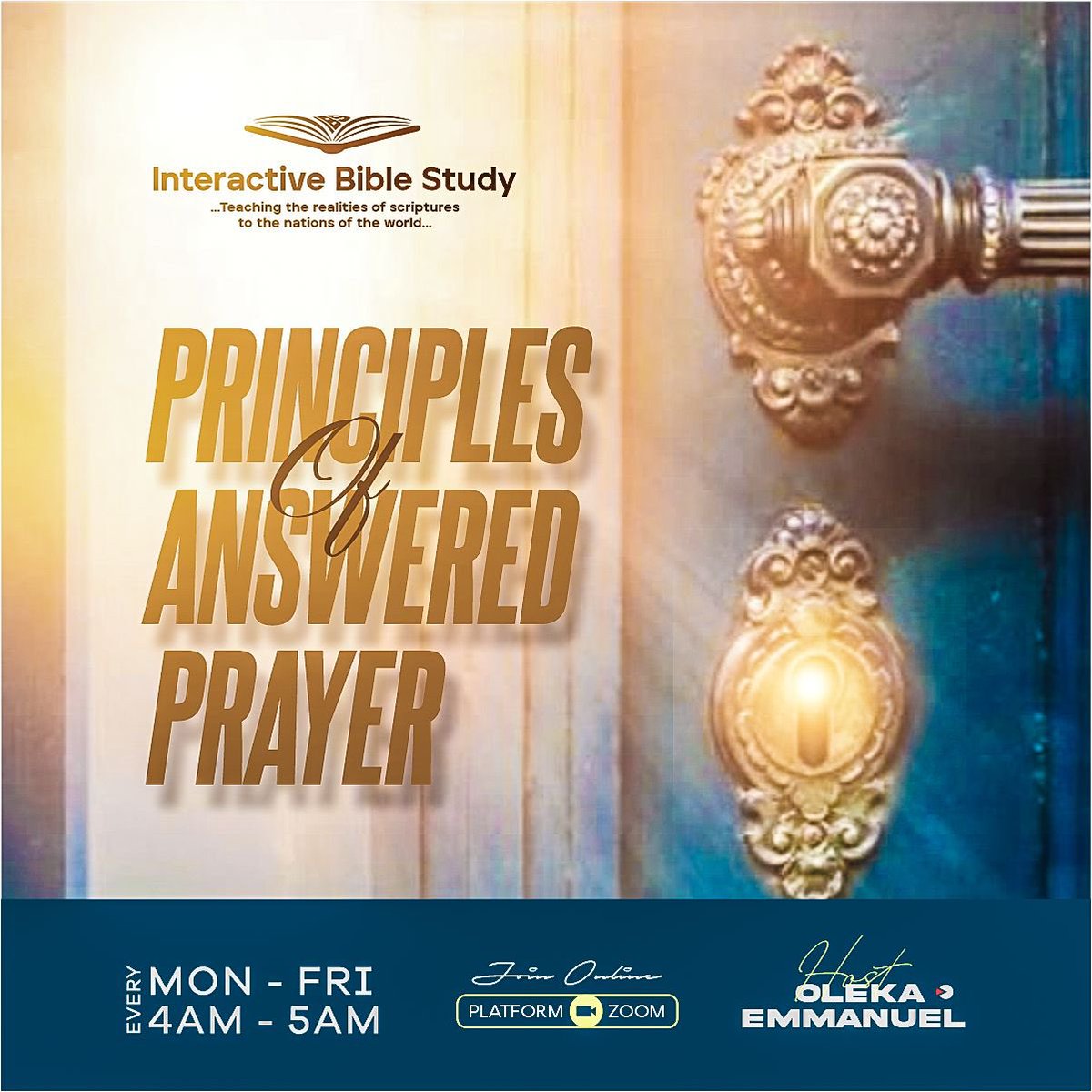 InteractiveBS's tweet image. Please don’t miss it! DM for zoom link. 

#IBS 
#GodsWordDaily 
#InteractiveClass