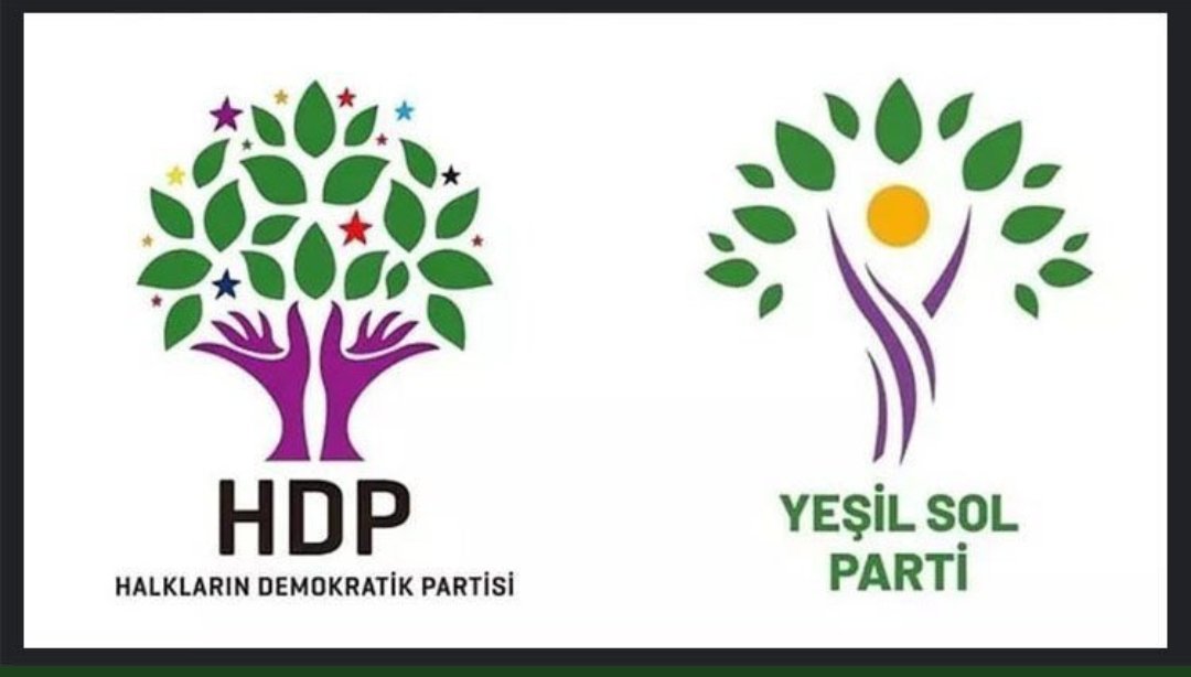 HDP kapatılacak diye propaganda yapmaya başlayanlara duyrulur. 
HDP’nin kapatılması riskine karşı yeni partimiz, Yeşil Sol Parti seçimlere giriyor...✌️✌️

#Hdplilertakiplesiyor 
#YesilSolParti