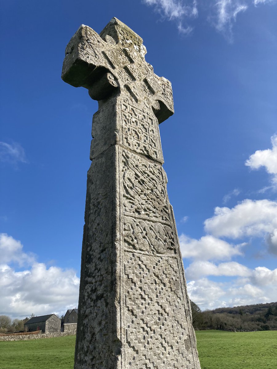 These little guys from the year 1100 AD are now a bit faded but there are many more perfectly preserved stone faces and figures that make Dysert a place you have to see. #VisitClare. More details on the Cross, round tower and Church to follow
