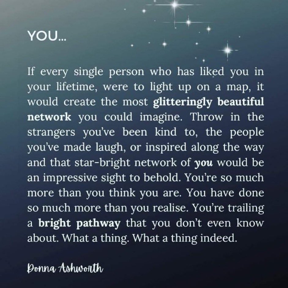 #BeTheRipple πππ (@betheripple_) on Twitter photo βYouβre trailing a bright pathway that you donβt even know aboutβ
Such a beautiful thought πβοΈ π«
π· <a href="/Donna_ashworth/">Donna Ashworth</a> via <a href="/irisdonell/">Iris Donell</a> ππ»
#wednesdaythought #beyourself #trailblazercommunity #shine βYouβre trailing a bright pathway that you donβt even know aboutβ
Such a beautiful thought πβοΈ π«
π· <a href="/Donna_ashworth/">Donna Ashworth</a> via <a href="/irisdonell/">Iris Donell</a> ππ»
#wednesdaythought #beyourself #trailblazercommunity #shine