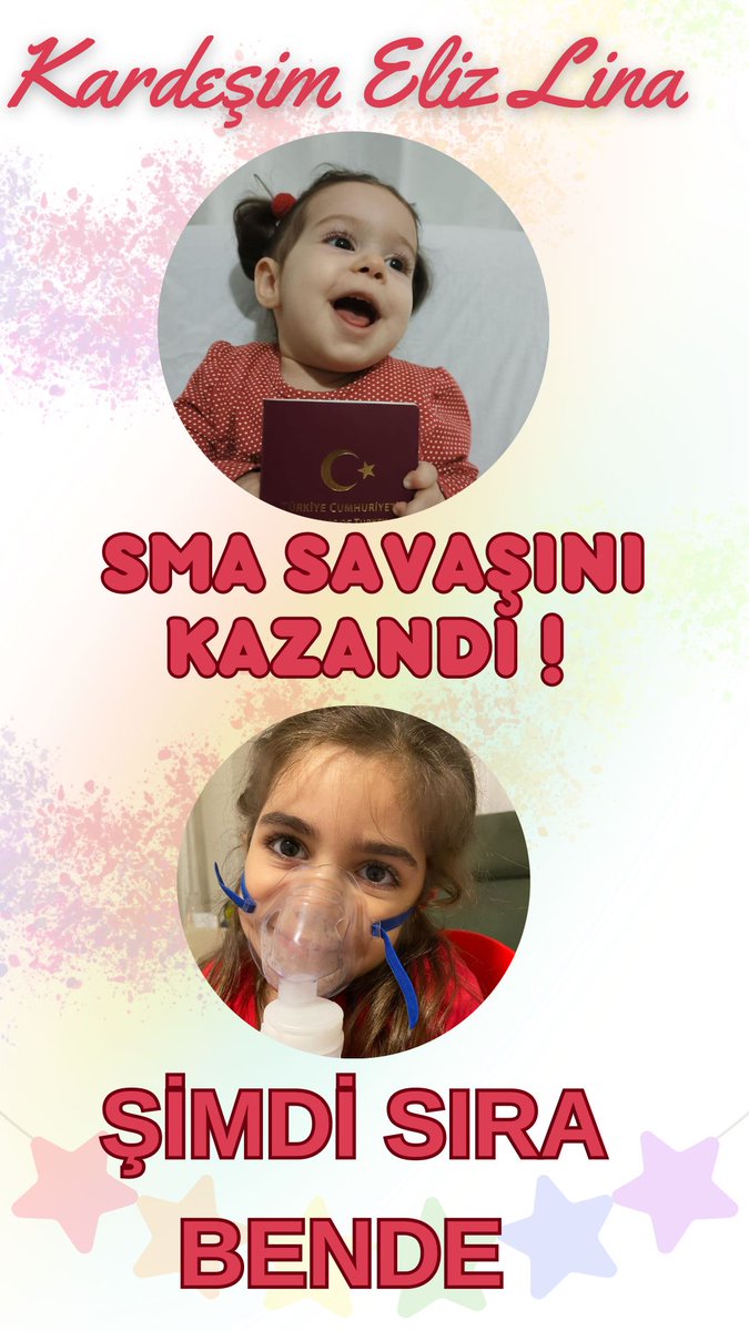 @ElizLinayaCanOl kazandın meleğim 🙏🙏 Mutlulukla git sağlıkla geri gel..
Eliz Lina'nın ailesine mutluluklar diliyorum , Gönüllüsü ve destekçisi tüm güzel insanlara hitaben ise en güzel söz  yüreğinize sağlık iyiki varsınız🙏
Ne mutlu size, İnşallah sıra kızım ÖYKÜ AYŞE'de..