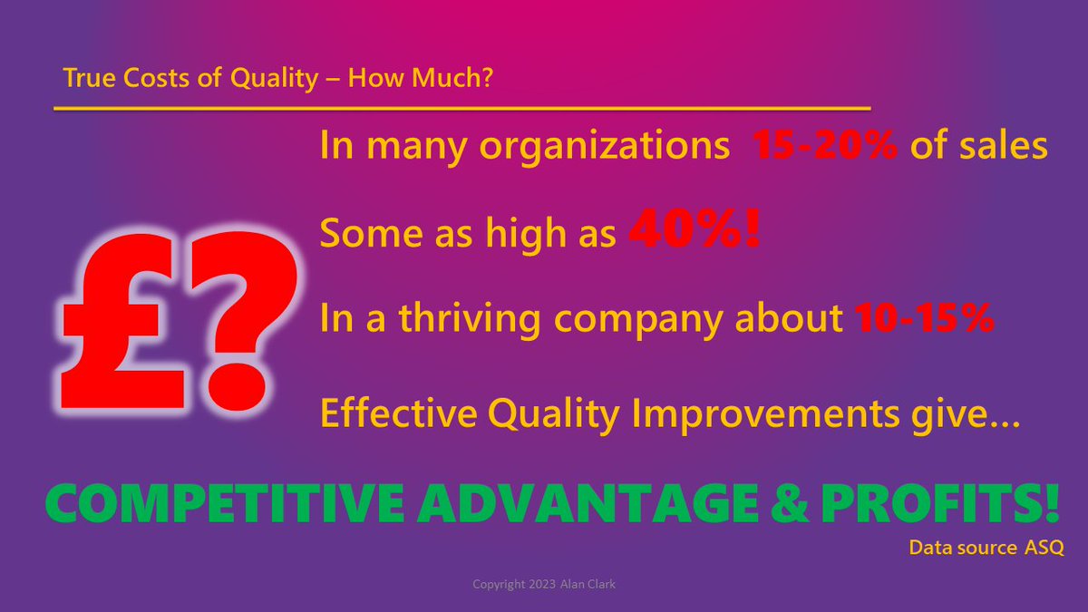 Alan C Clark CEng MIMechE CQP FCQI on Twitter "Knowing you want long