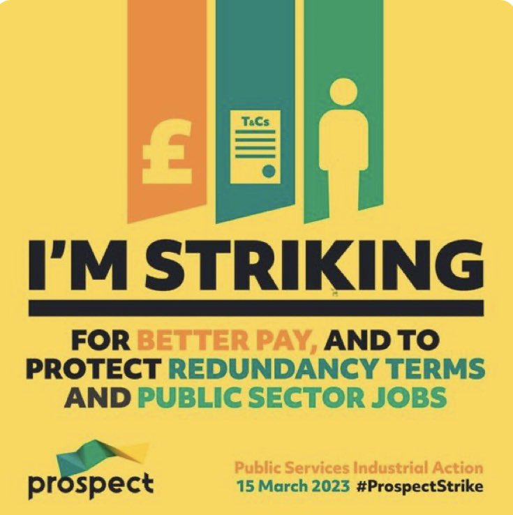 I’ve been in a union for 22 years. Today is my first day on strike with @ProspectUnion 
After years of real terms pay cuts 
@NaturalEngland staff need better pay so we can retain & recruit the skilled ecologists & scientists critical to achieving natures recovery #ProspectStrike