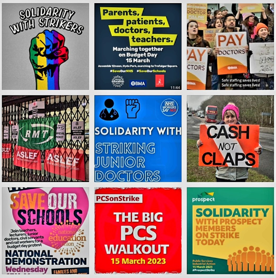 Steve Jones (@cerdynjones) on Twitter photo #Solidarity with all those taking strike action on this, the biggest strike day in living memory - <a href="/NEUnion/">National Education Union</a> <a href="/RMTunion/">RMT</a>
<a href="/ASLEFunion/">ASLEF</a> <a href="/pcs_union/">PCS Union (pcs.org.uk)</a> <a href="/TheBMA/">The BMA</a> <a href="/ProspectUnion/">Prospect Union</a> ....
Victory to them all ✊️✊🏾 #Solidarity with all those taking strike action on this, the biggest strike day in living memory - <a href="/NEUnion/">National Education Union</a> <a href="/RMTunion/">RMT</a>
<a href="/ASLEFunion/">ASLEF</a> <a href="/pcs_union/">PCS Union (pcs.org.uk)</a> <a href="/TheBMA/">The BMA</a> <a href="/ProspectUnion/">Prospect Union</a> ....
Victory to them all ✊️✊🏾