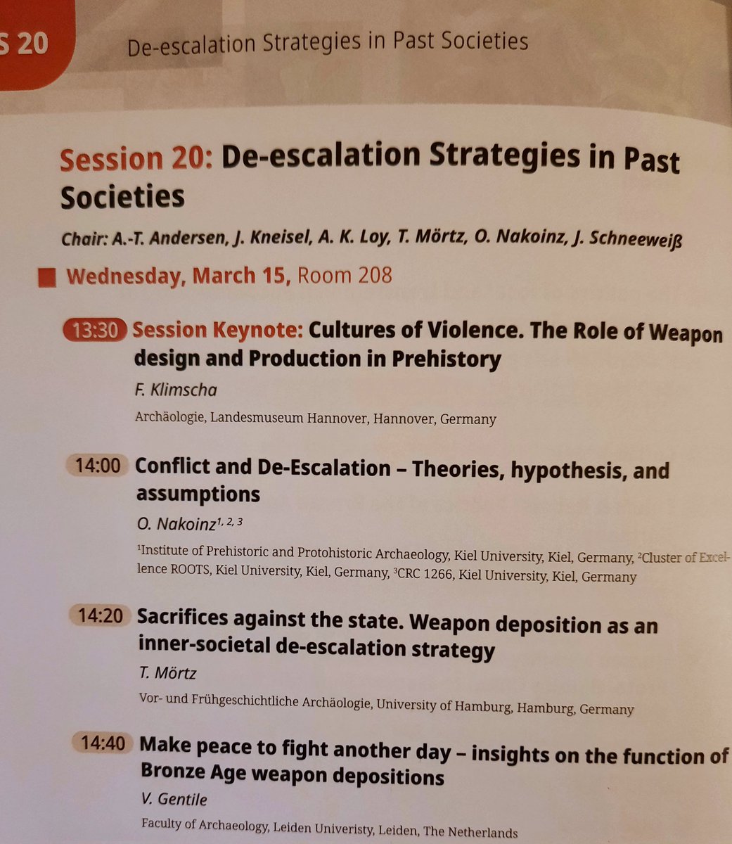valerio_gentile's tweet image. ⚔️🤝This afternoon, join me and other colleagues to discuss how people resolved armed conflicts in the past. #KielScales23