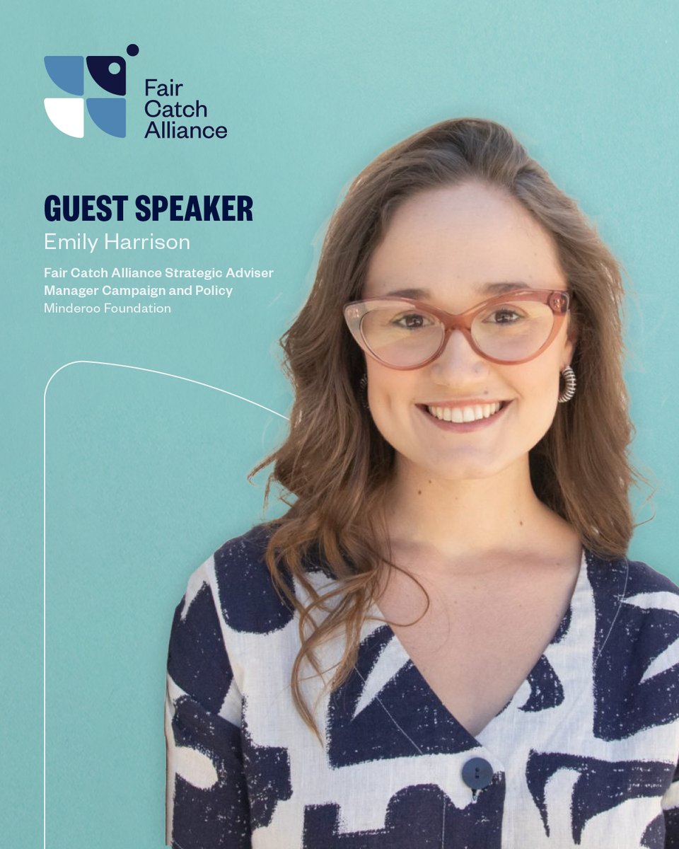 minderoo's tweet photo. Our very own Emily Harrison Fair Catch Alliance Strategic Adviser and Minderoo Campaign and Policy Manager, will be a guest speaker at our interactive online event to formally launch the Fair Catch Alliance campaign.
๐ Tickets are free - https://t.co/aGug1jcTFr https://t.co/1zwwQGZzwy