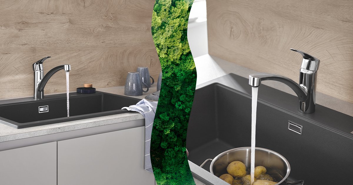 grohe's tweet image. #GROHE Ecojoy technology helps saving water every time you use one of our water-efficient products! The GROHE #Eurosmart kitchen tap comes with #EcoJoy technology which reduces water consumption whilst still providing a perfect flow. Read more: fal.cn/3wApN